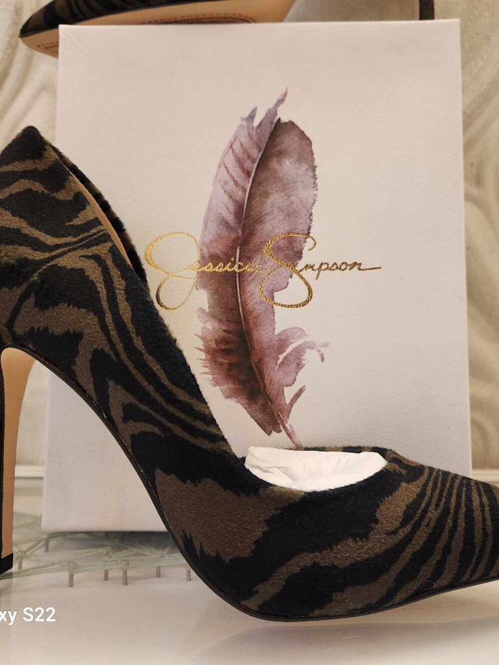 Jessica Simpson Prizma Pumps. Zebra Print Wool. NIB. Size: various